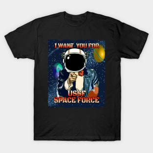 Funny Space Force Recruitment T-shirt T-Shirt